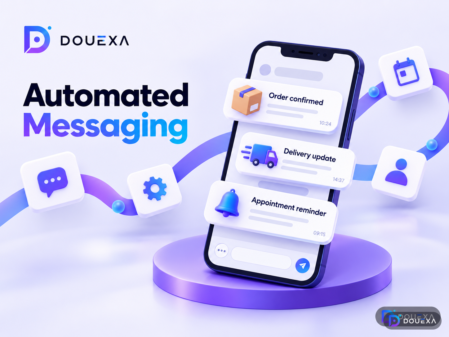 المراسلة الآلية — مثال على تكامل الأنظمة من Douexa