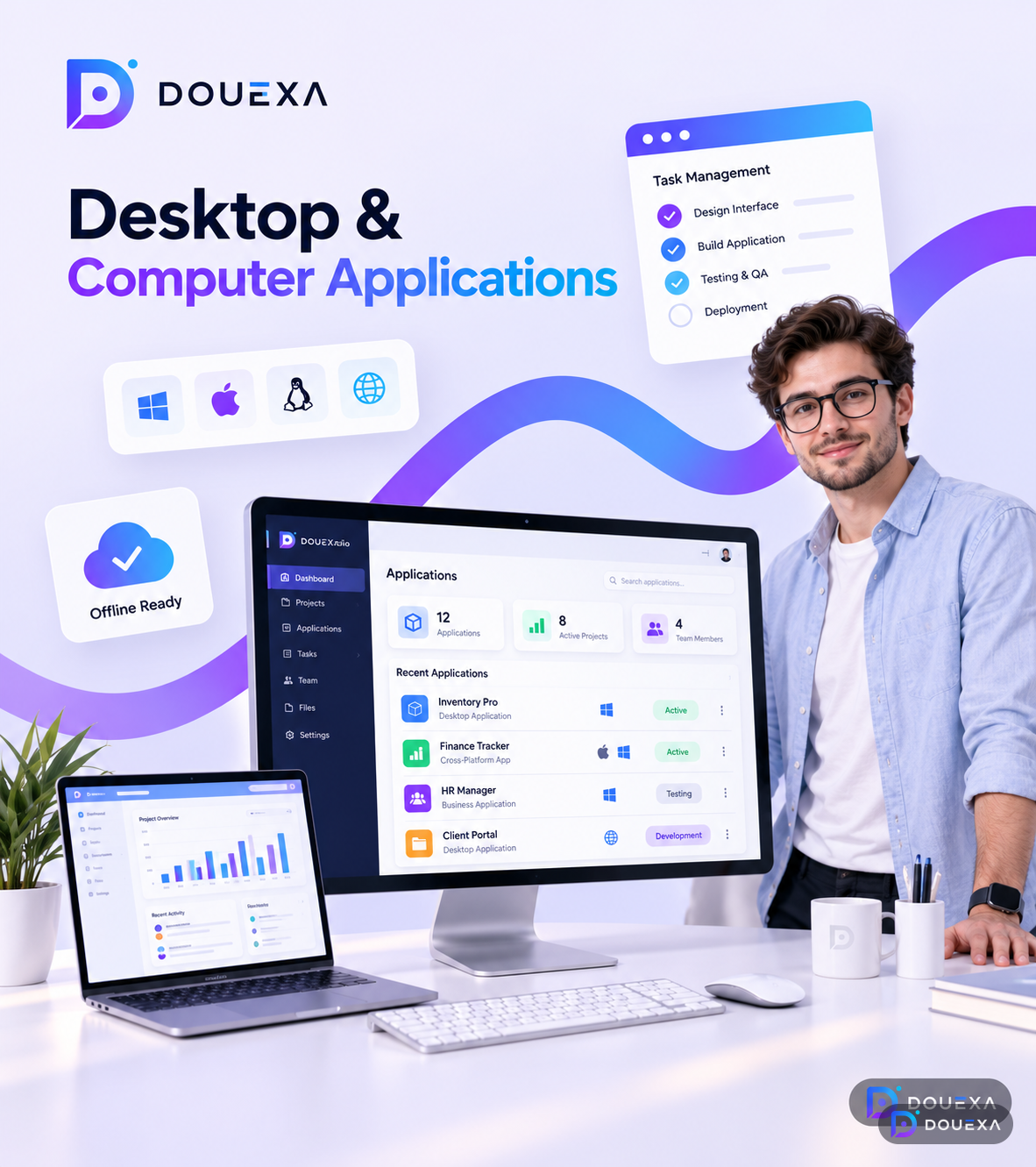 Beispiel für ein Desktop- & Computer-Anwendungsprojekt von Douexa