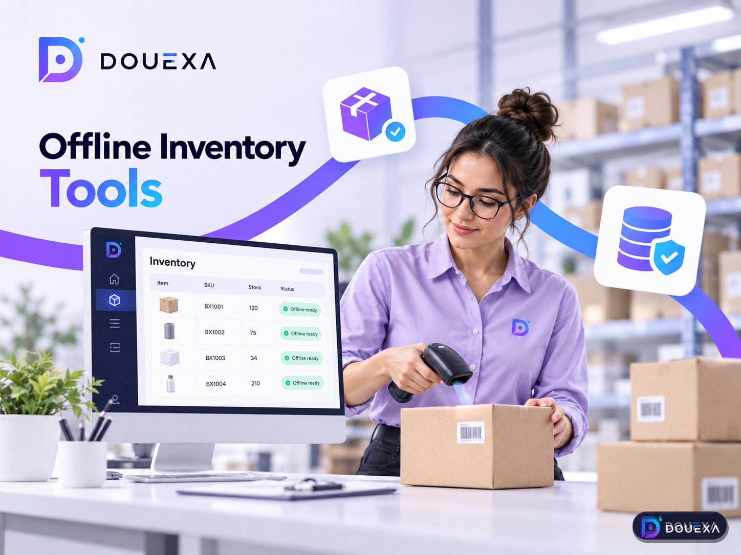 Offline-Inventur-Tools — Beispiel für Desktop- & Computeranwendungen von Douexa
