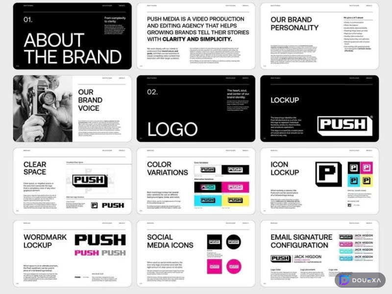 Directrices de marca: ejemplo de Branding e Identidad Visual de Douexa