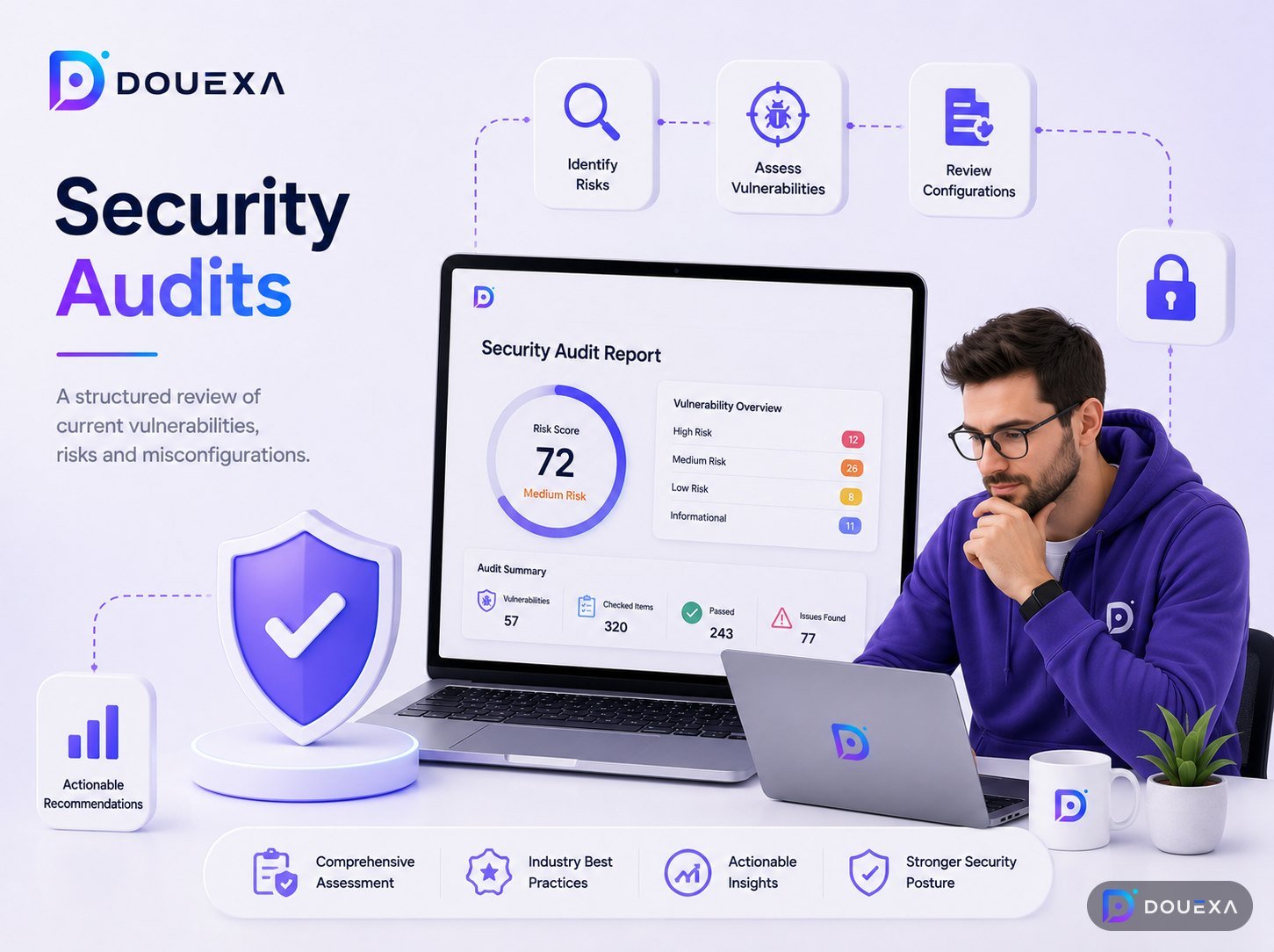 Sicherheitsaudits – Cybersecurity-Beispiel von Douexa