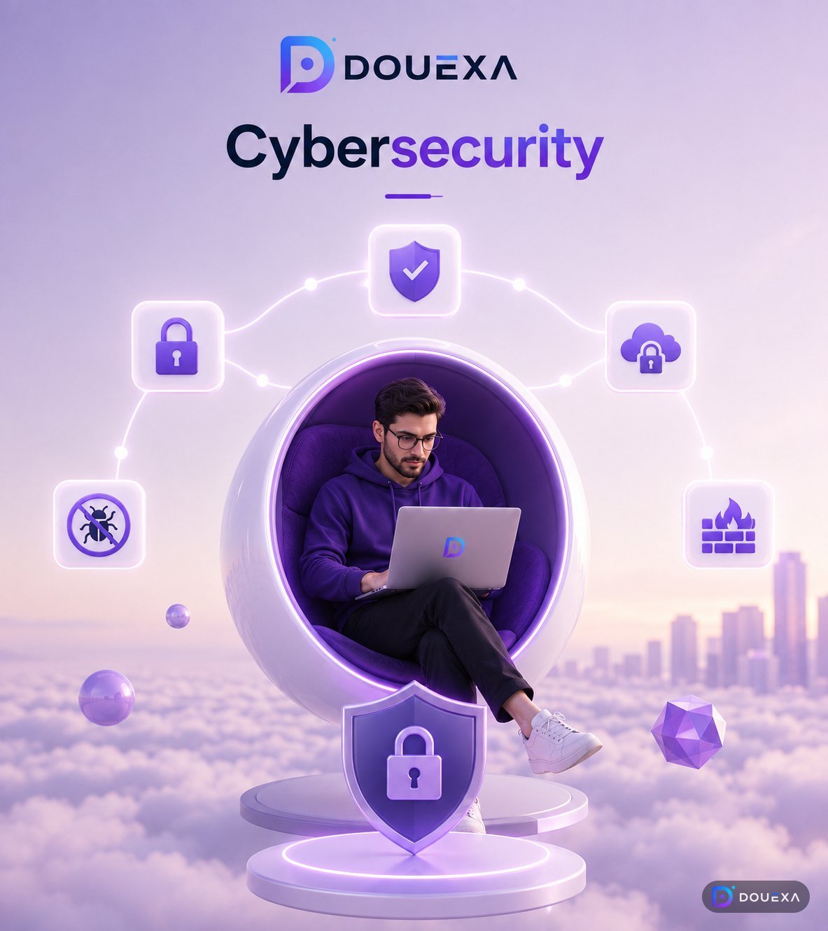 Beispiel für ein Cybersecurity-Projekt von Douexa