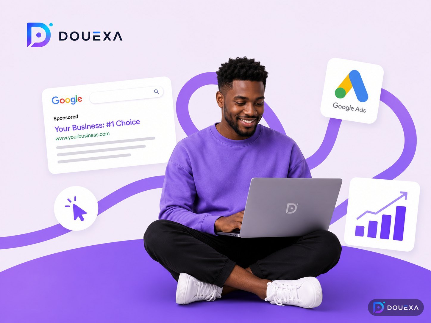 Google Werbung – Beispiel für digitales Marketing von Douexa