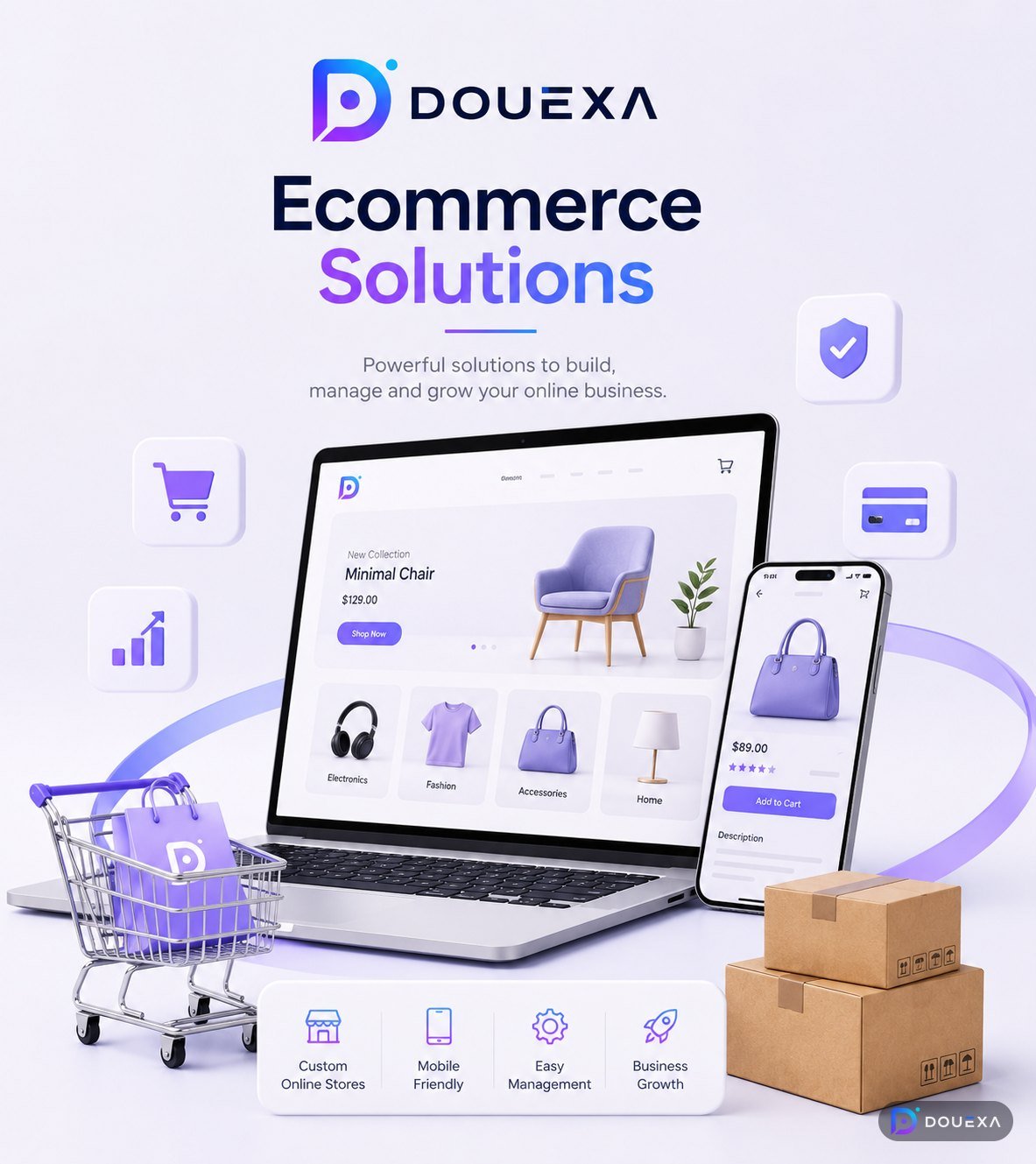 Beispiel für ein E-Commerce-Lösungsprojekt von Douexa