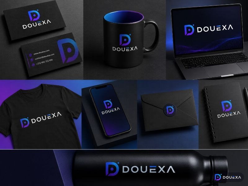 Logodesign – Grafikdesign-Beispiel von Douexa