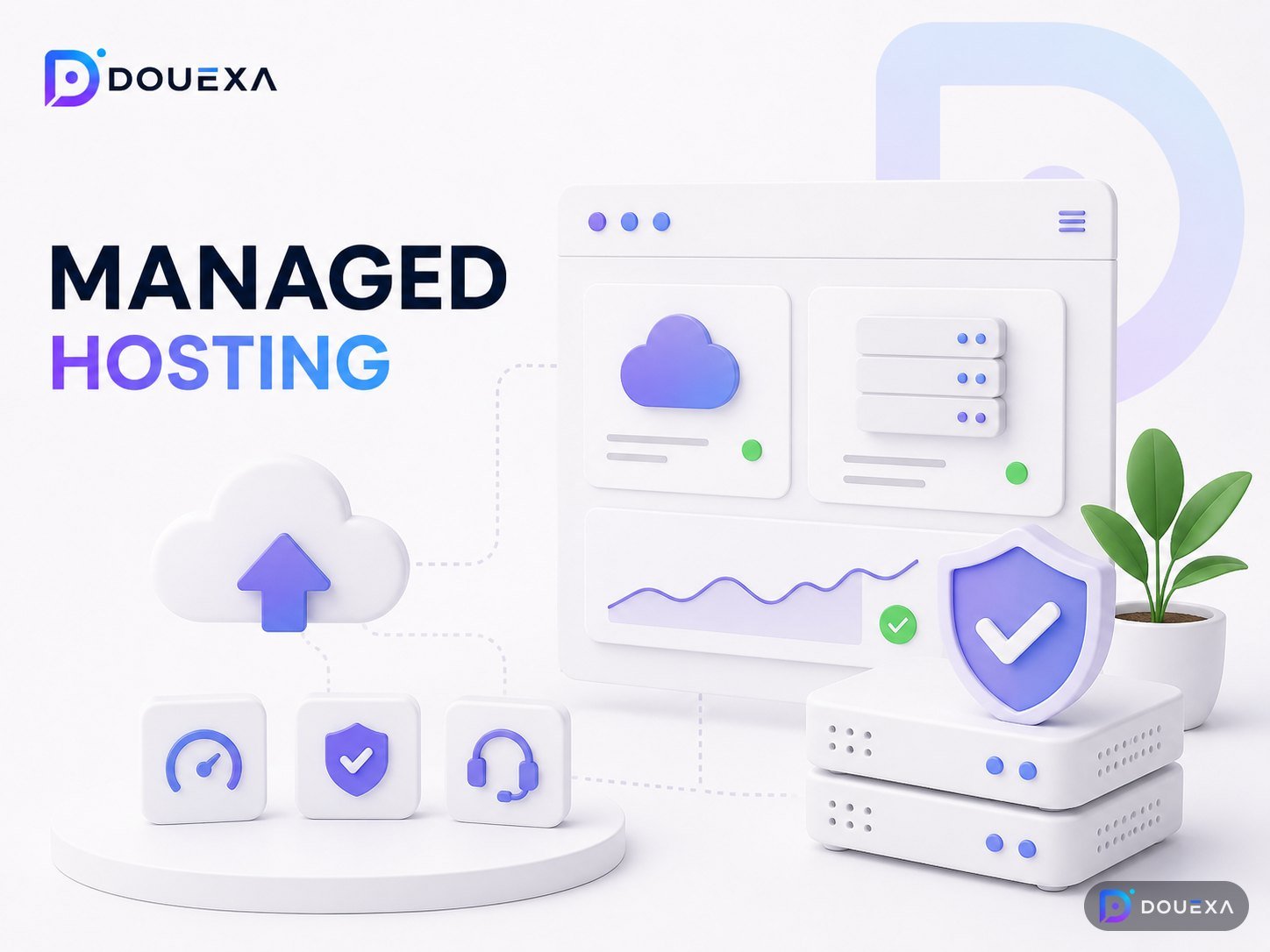 Hosting gestionado — Ejemplo de Hosting, Cloud e Infraestructura de Douexa