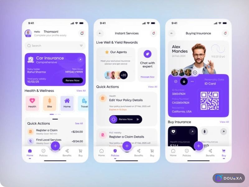 تطبيقات iOS — نموذج لتطوير تطبيقات الهاتف المحمول من Douexa