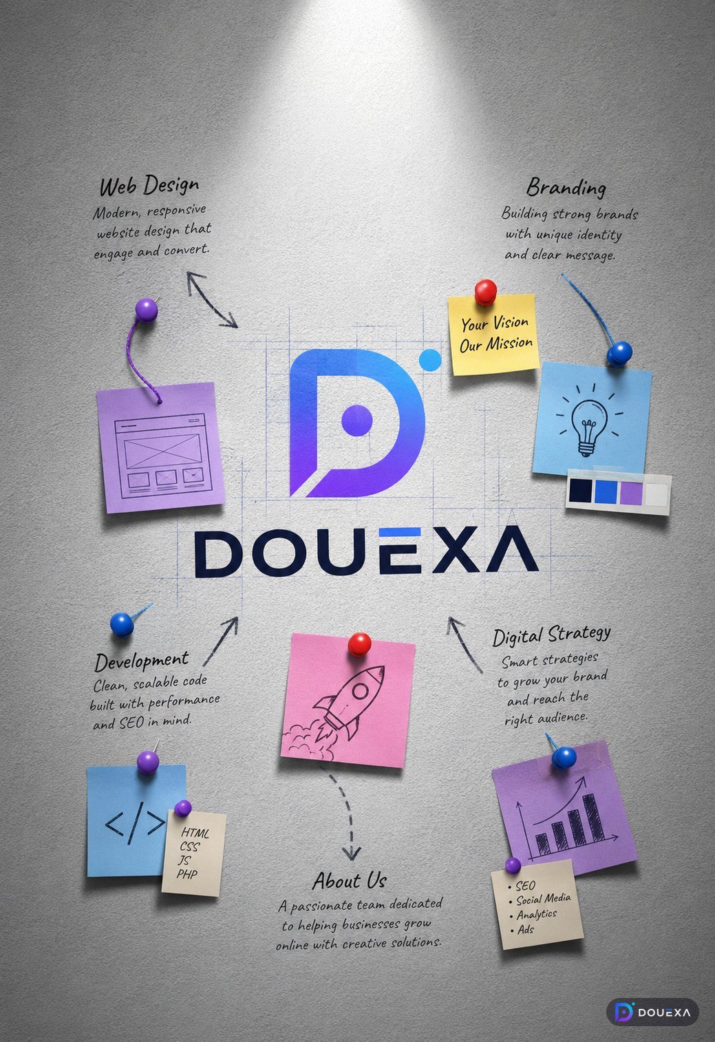 مثال على مشروع تصميم واجهة وتجربة المستخدم (UI/UX) وتصميم المنتجات من Douexa